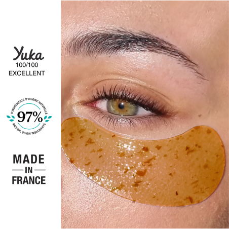 Patchs yeux anti-âge
Soin regard jeunesse -100 % sur Yuka - Made in France